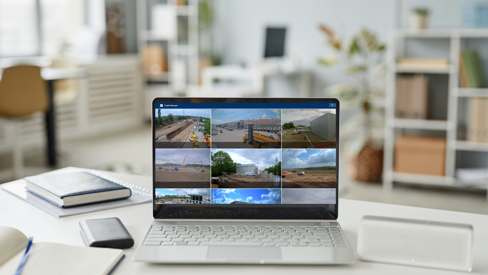 Projectoverzicht in het BauTV+ webportaal