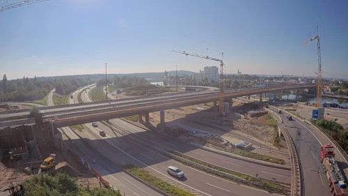 Frankenschnellweg bridge construction in Nuremberg documented with BauTV+