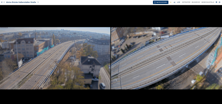 Webportaal BauTV+ Ringbrücke Magdeburg